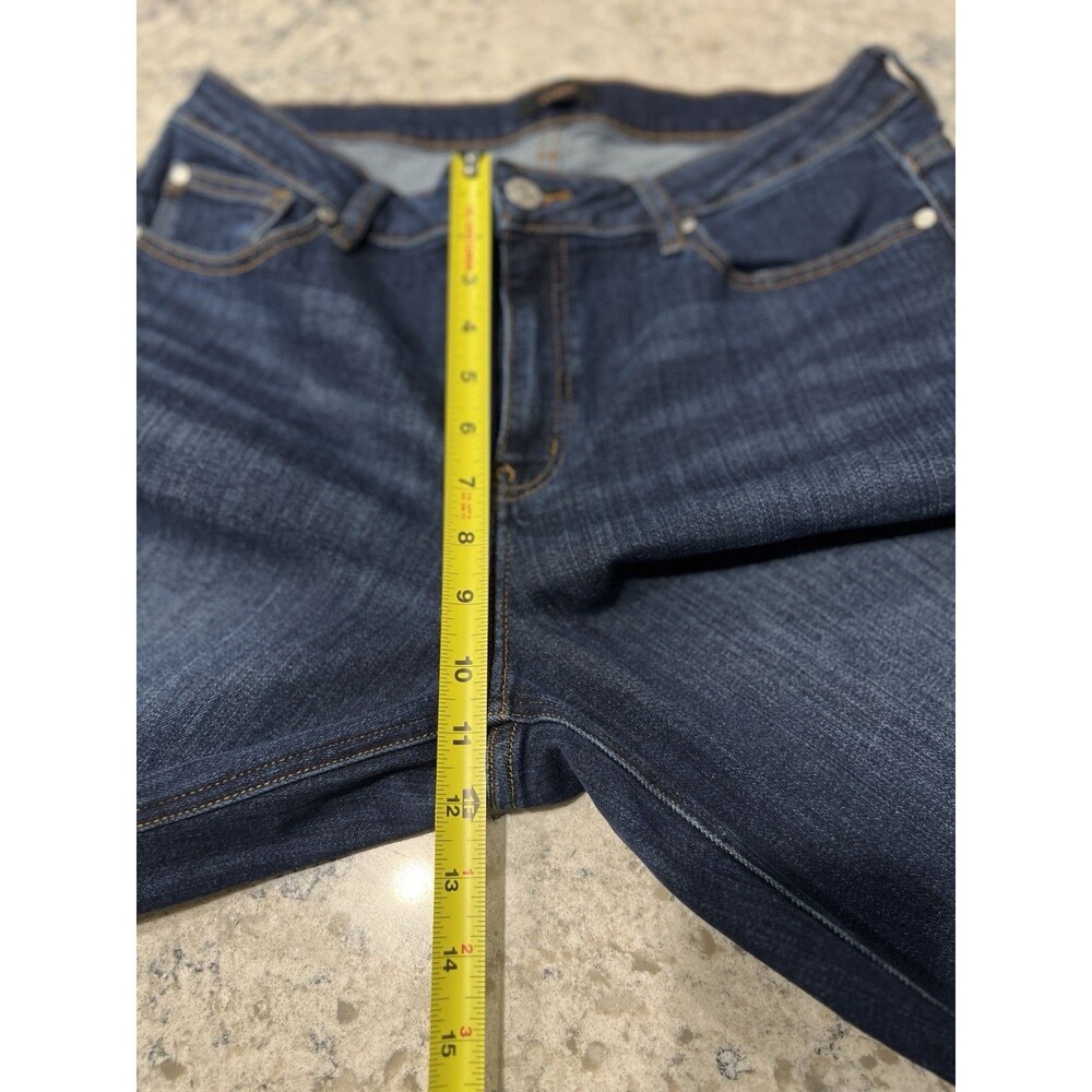 Quince Women Luna Stretch Wide Leg Jeans Midnight Blue 32 - Picture 4 of 11